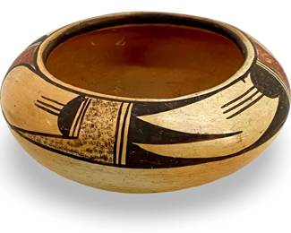 Vintage Terracotta Hopi Bowl