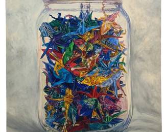 Signed Christine Lytwynczuk “178 Days" Oil