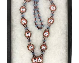 Native American Handmade Beaded Necklace