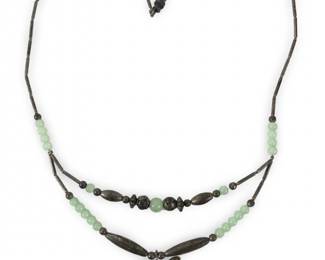 Charming Silver Abalone Butterfly Necklace