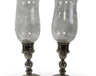 (2pc) Fabulous Sterling Silver Candleholders