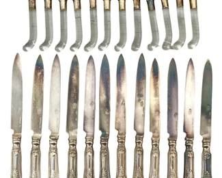 24pc European “Kings Pattern" Fruit/Butter Knives