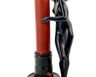 Vintage Frankart Bronze Dresser Lamp