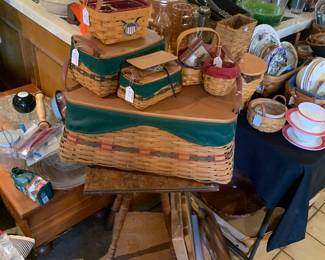 Longabarger baskets.
