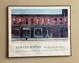 Poster w Edward Hopper print