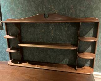 Mid-century walnut shelf