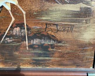 Signature on painting 