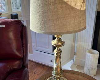 Stiffel brass table lamp