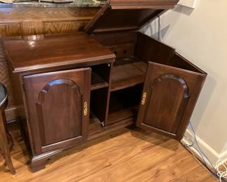 Ethan Allen solid wood media cabinet