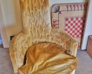 1960's Tall-Back Armchair