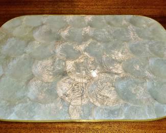 Set of Six 1970's Mother of Pearl Placemats