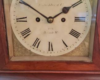 Detail, Antique German Chiming Mantle Clock by John Tritschler, 1847 - 1872