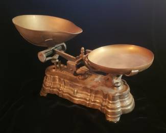 Antique Brass Scale