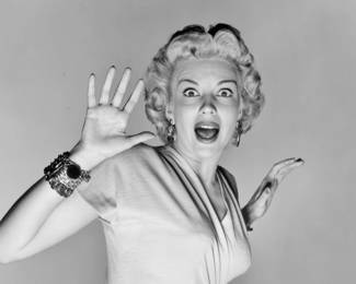 KATHLEEN HUGHES in a famous still from "They Came From Outer Space."   The remaining photos are from her private collection. Except for the very last two, which are marked.   And Ms. Hughes is doing well!