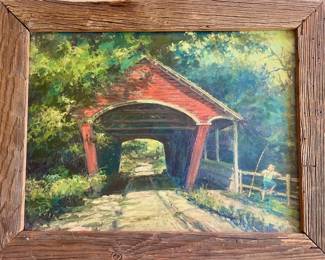 "Brookfield" Orig. Oil by Eric Sloan, listed