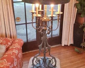 Very Large Spanish-Style Iron Lamp