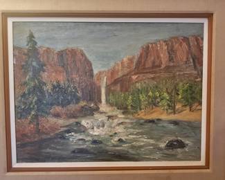 "Yosemite" Orig. Oil Painting