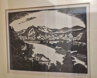 Orig. Woodcut, signed, 1920's