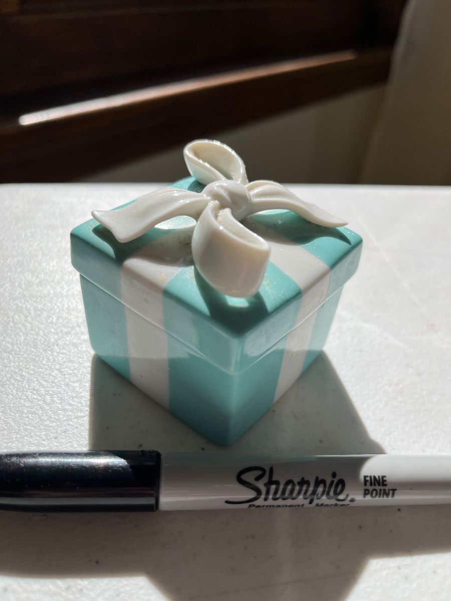 Tiffany & Co porcelain trinket box