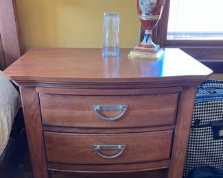 (1) Keller wood nightstand and matching.....