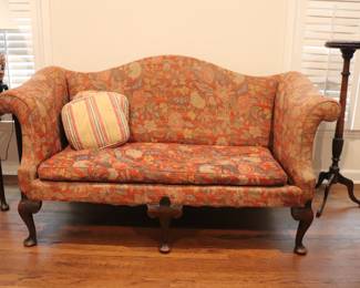 Chippendale style Camelback Sofa