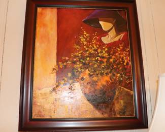 Pol Lenent Women with Flowers