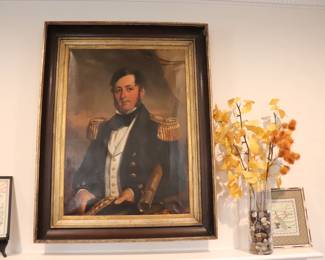 Portrait of Military Captain of war of 1812