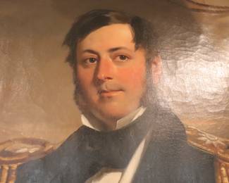 Portrait of Military Captain of war of 1812