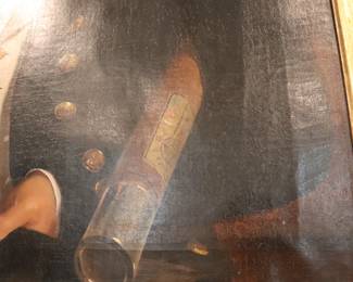 Portrait of Military Captain of war of 1812
