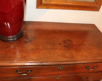 Antique 18th Century Cherry Chest Of Drawers