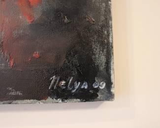 Nelya Shenklyarska Painting On Canvas " Candid eyes"