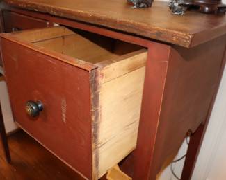 Painted Antique Huntboard 4 Drawer
