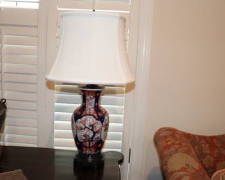Imari Porcelain Lamp