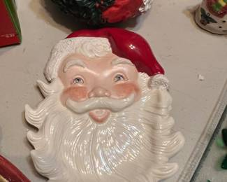 This Santa plate is precious!!