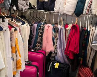 New 3 pc luggage set...and card table and chairs 