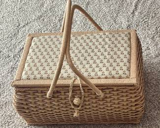 Sewing Basket (with supplies inside)