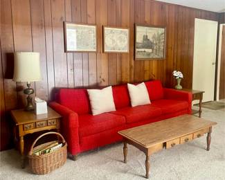 MCM Red Sofa