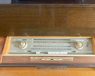 SABA Radio/Turntable German Console - Circa 1960