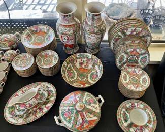 Vintage Famille Rose China set