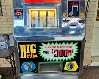 1970's Big Bertha 6ft tall slot machine