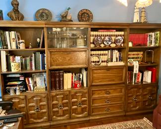 Vintage Hooker wall unit