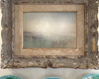 1840 J.M.W. Turner watercolor print