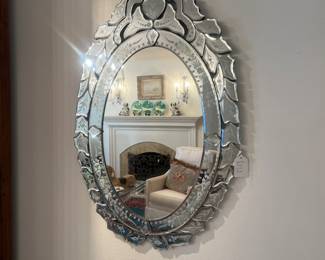 Venetian style mirror