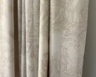 Close up of drapes