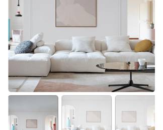 This is the sectional we have, this is an awesome opportunity to get a very lightly used one!