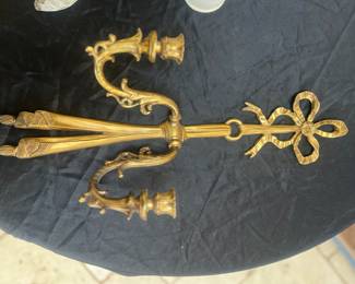 Brass sconce