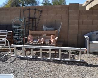 Extension Ladder - Outdoor Furniture - Wrought Iron