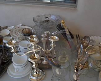 Silver Plate Candle Holders