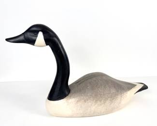 Signed  Wooden Goose 