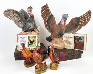 Vintage Wild Turkey Decanters 